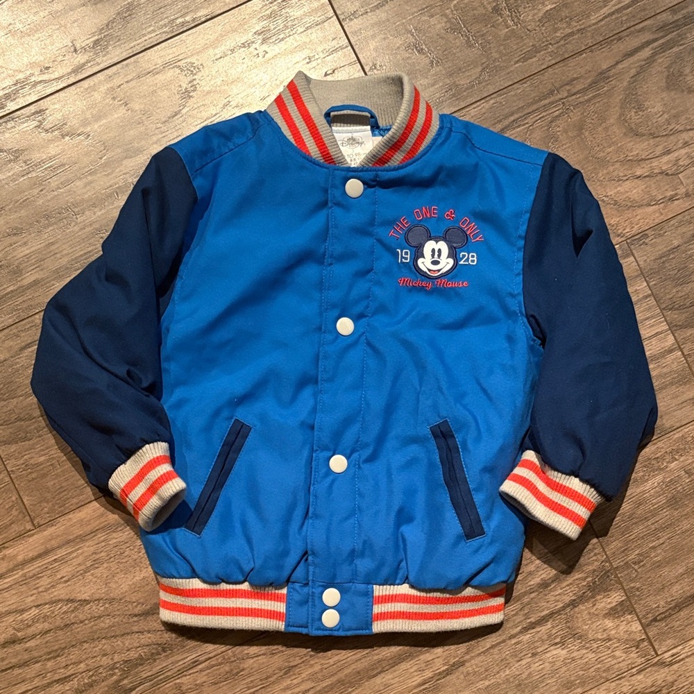 Disney Mickey Mouse Blue and Navy Kids Jacket